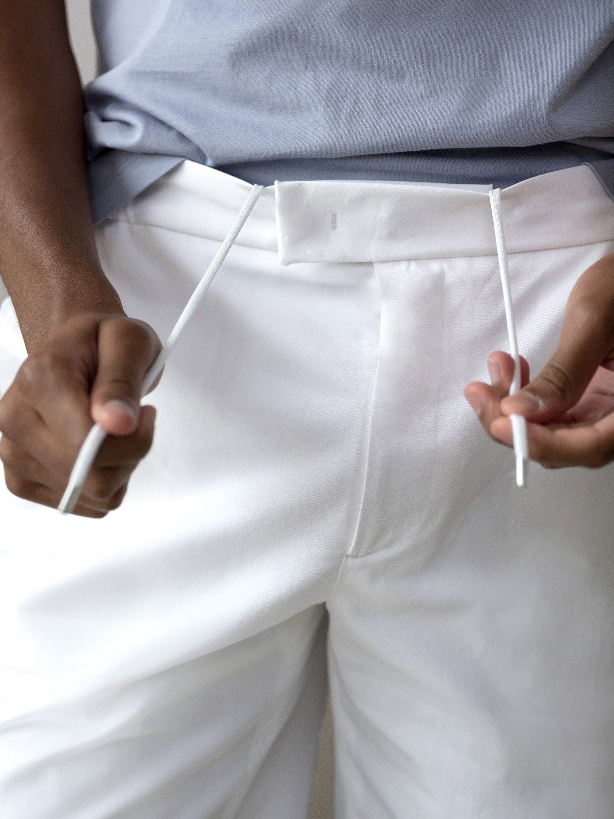The 12 Shorts 7" || Chalk | Stretch Cotton - Image 4