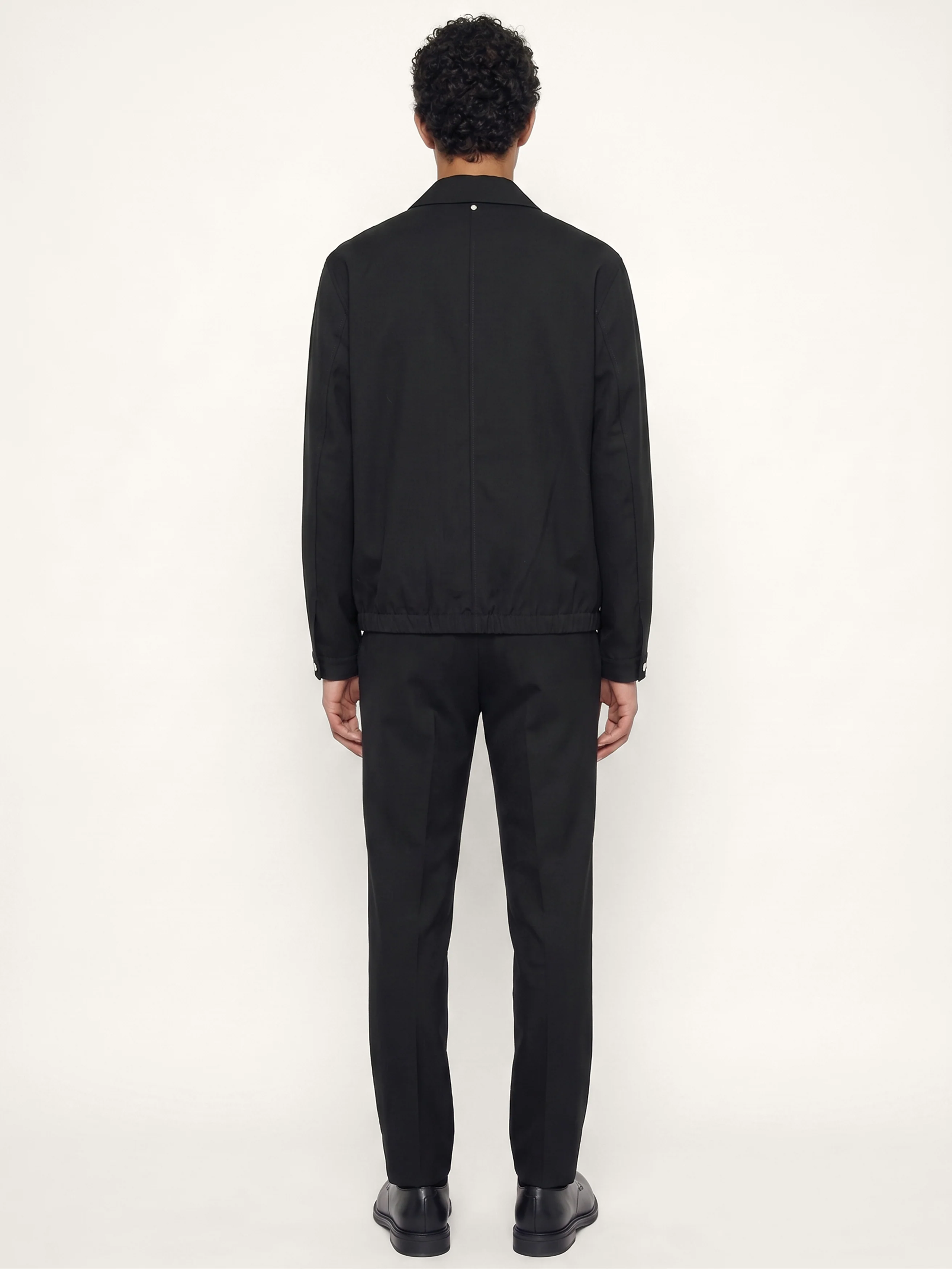 The 24 Coach Jacket Tropical Wool || Black | Tropical Wool - Image 3