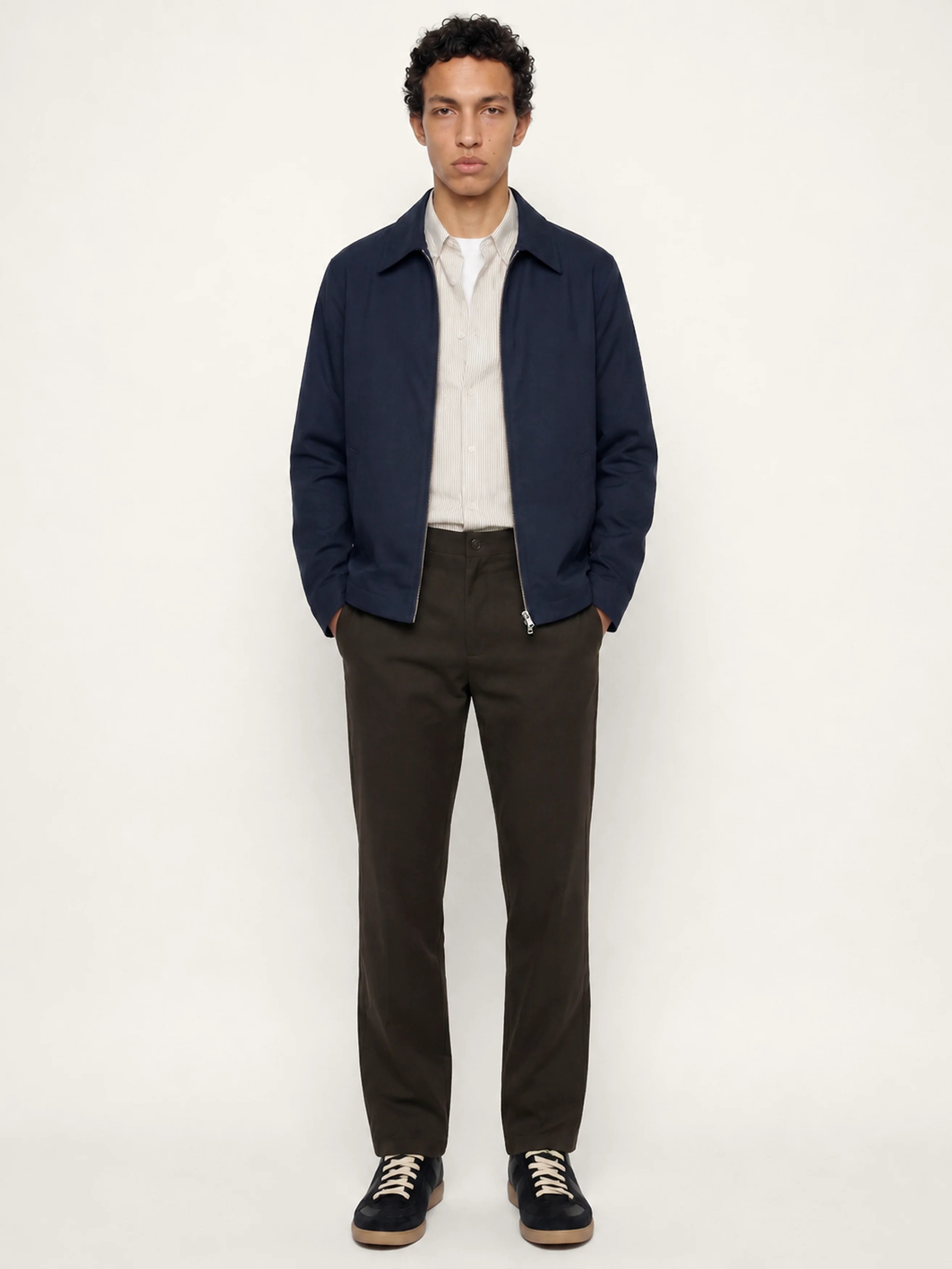 The 24 Coach Jacket || Navy | Cotton - Image 2