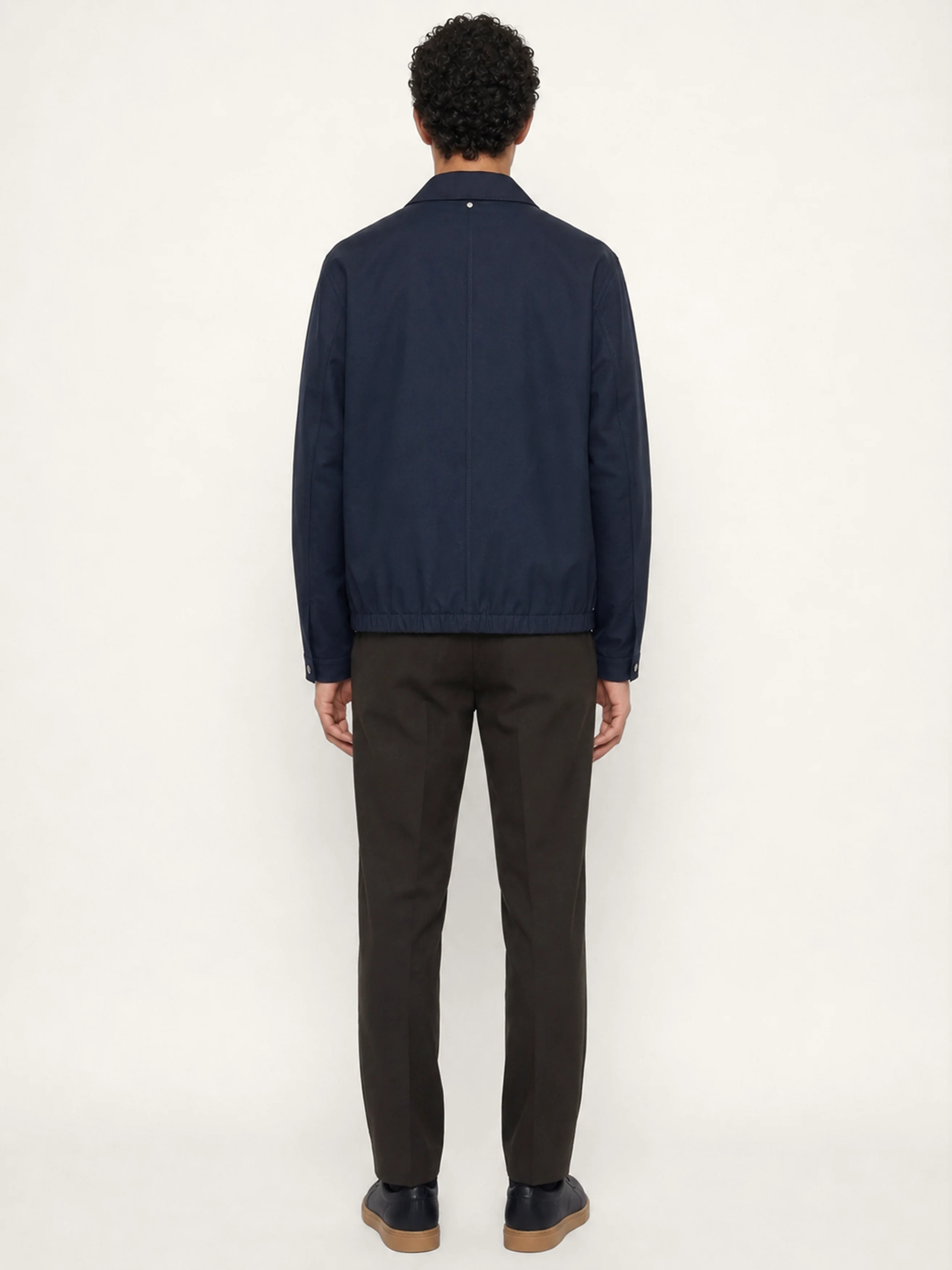 The 24 Coach Jacket || Navy | Cotton - Image 3