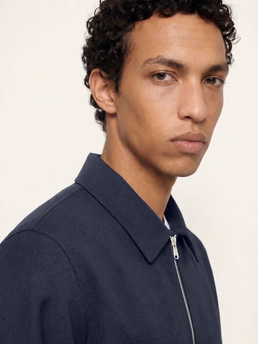 The 24 Coach Jacket || Navy | Cotton - Image 4