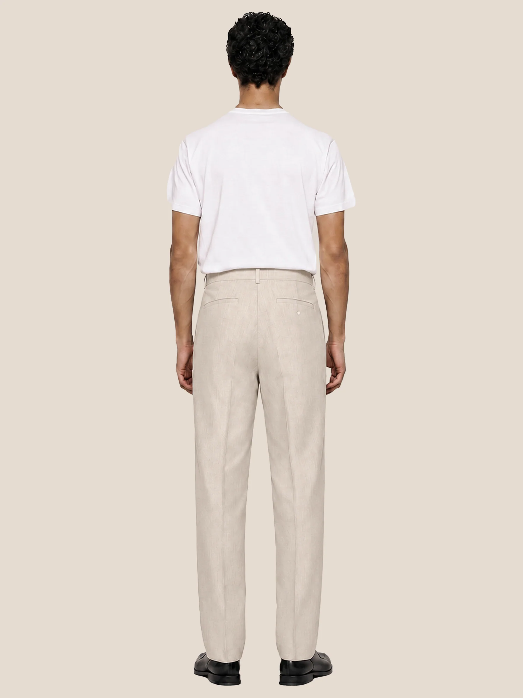 The 24 Trouser Linen Regular || Natural | Linen - Image 3