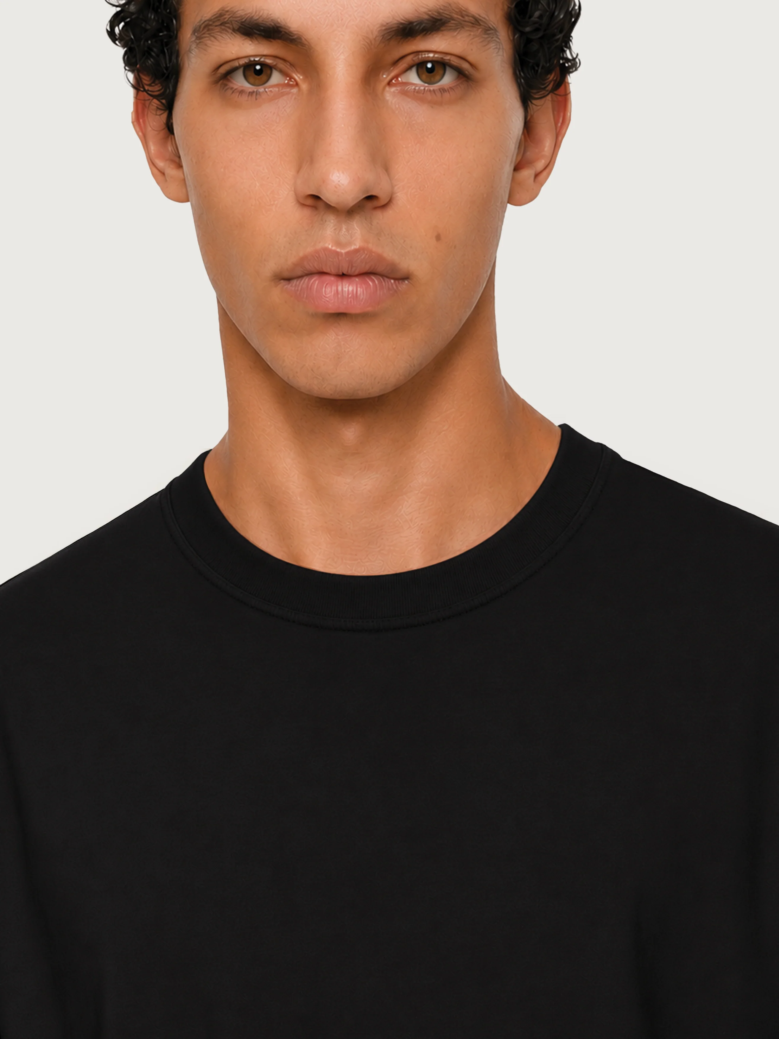 The Relaxed T-shirt || Black | Organic Cotton - Image 4