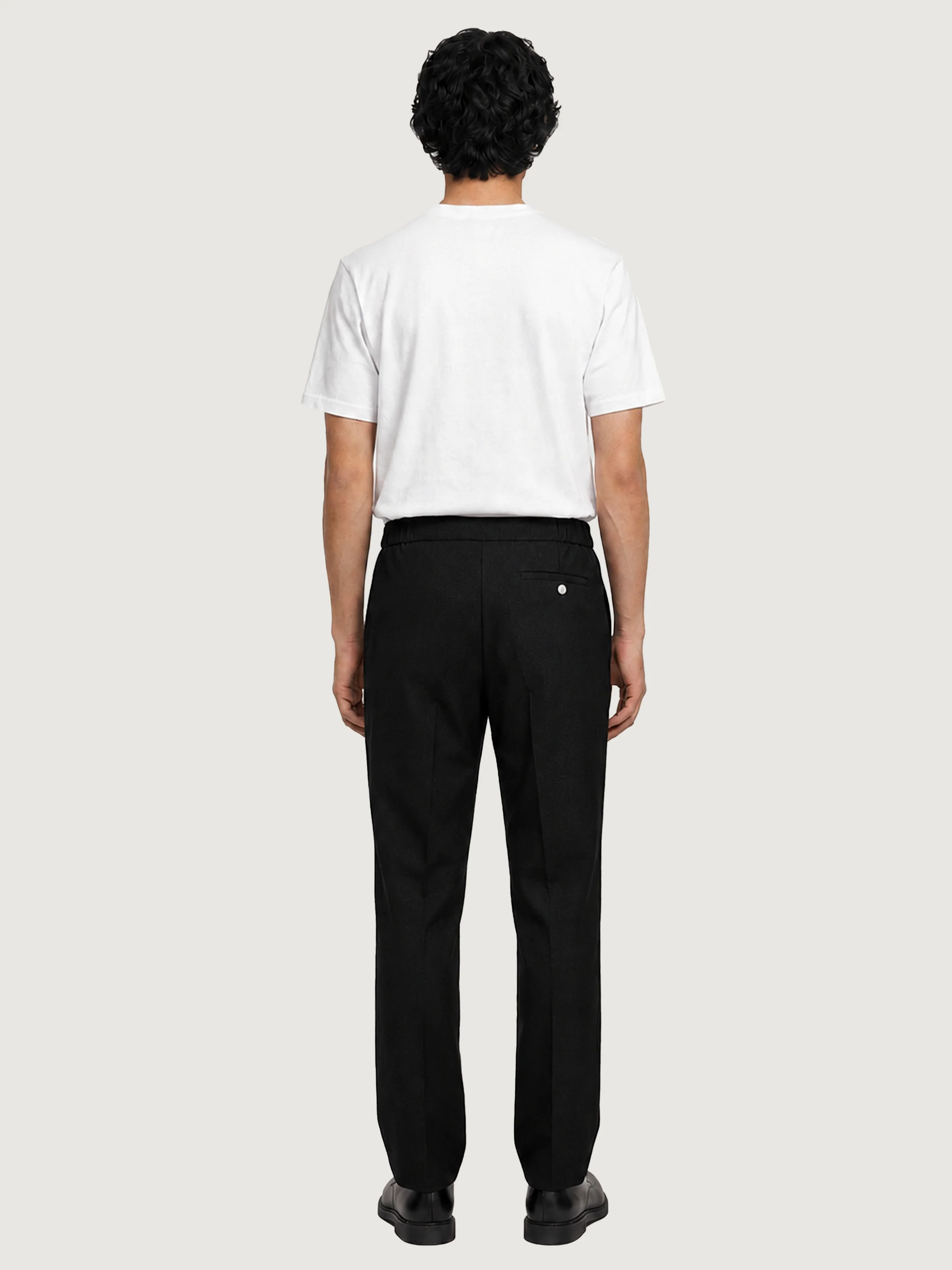 The Tropical Wool 24 Trouser Regular || Black | Tropical Wool - Image 4